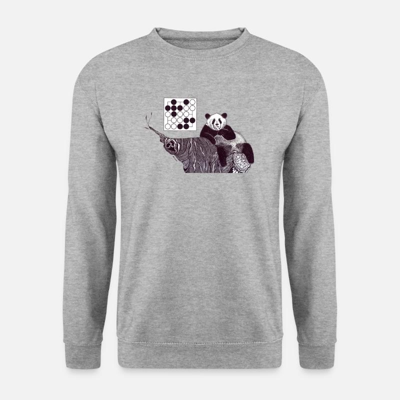 Panda 5x5 Seki - Unisex Sweatshirt - salt & pepper