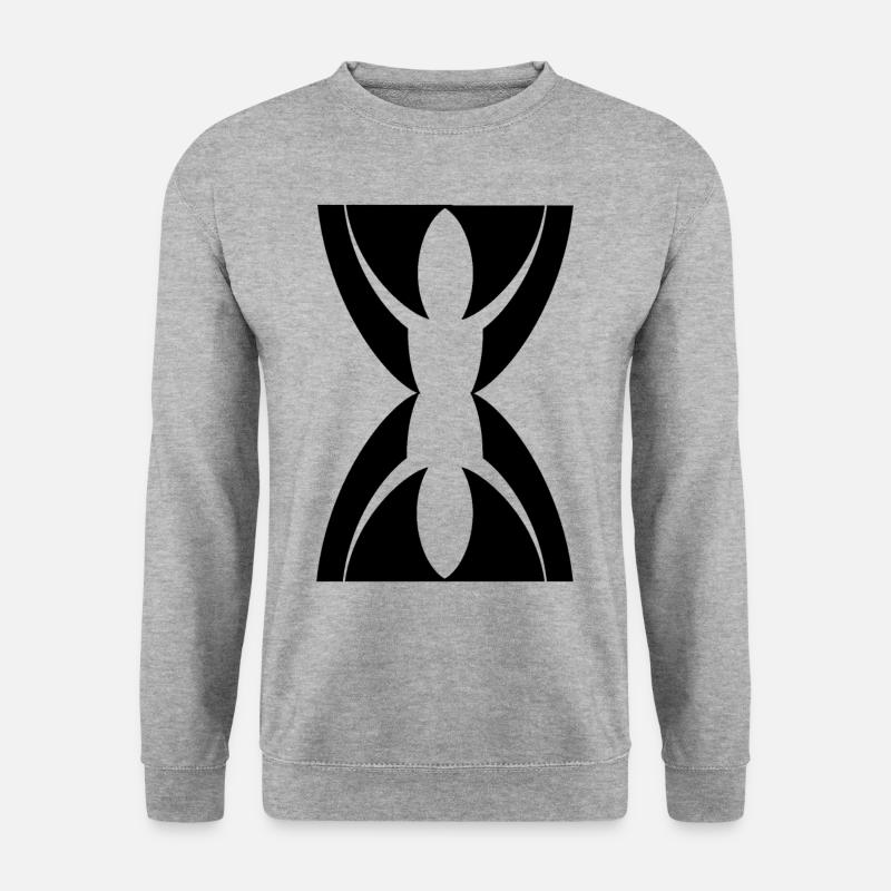 simple look - Unisex Sweatshirt - salt & pepper