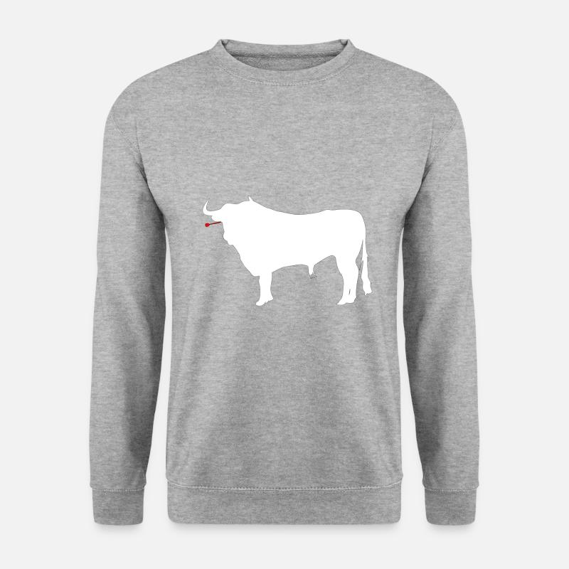Darts bullseye funny - Unisex Sweatshirt - salt & pepper
