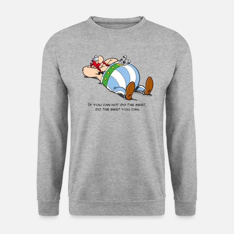 Asterix & Obelix - If You Can Not Do Best - Unisex Sweatshirt - salt & pepper