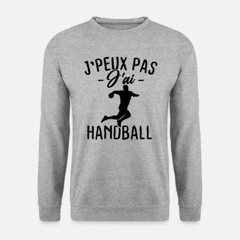 I can't I have Handball - Unisex Sweatshirt - salt & pepper