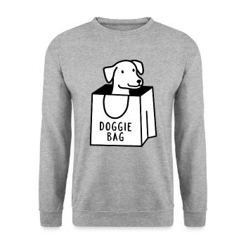 Doggie Bag - Unisex Sweatshirt - salt & pepper - Front - Alina (178cm) & Michal (187cm)