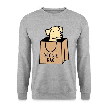 Doggie Bag - Unisex Sweatshirt - salt & pepper - Front - Alina (178cm) & Michal (187cm)