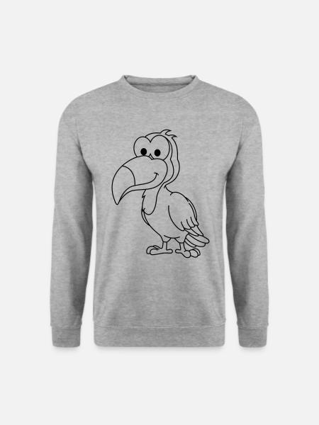 Tukan Comic Animal - Unisex Sweatshirt - salt & pepper