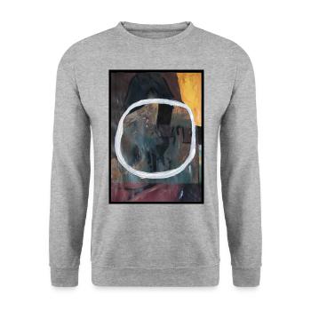 OLTRE, 2020 by massimiliano sbrescia - Unisex Sweatshirt - salt & pepper - Front - Alina (178cm) & Michal (187cm)