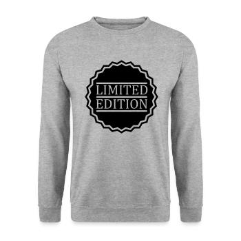 limited edition - Unisex Sweatshirt - salt & pepper - Front - Alina (178cm) & Michal (187cm)
