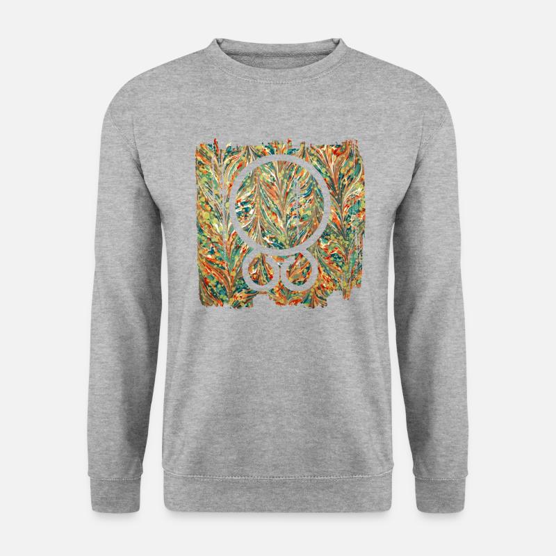 trollkreuz e 20 - Unisex Pullover - Weißgrau meliert