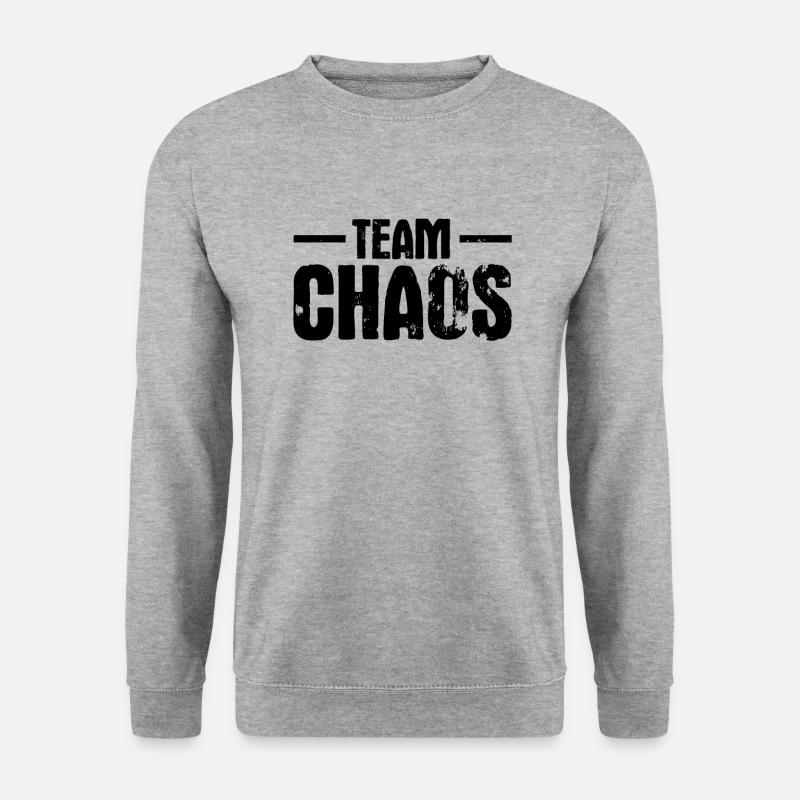 Chaos d'équipe - Sweat-shirt Unisexe - gris chiné