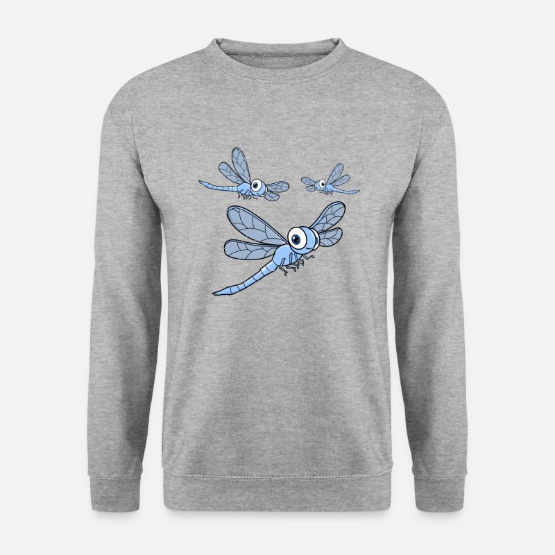 LIbelle Odonata watermaids - Unisex Sweatshirt - salt & pepper
