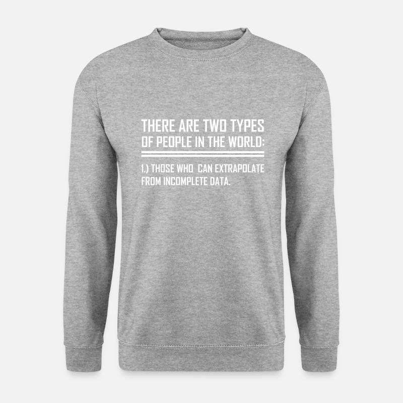 Daten Extrapolieren Statistik Formel - Unisex Pullover - Weißgrau meliert
