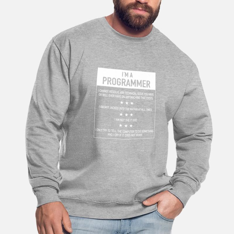 Je suis un devis de programmeur pour codeur Sweat-shirt Unisexe