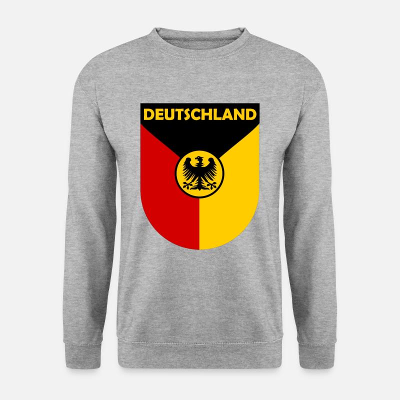 Der deutsche Bundesadler - Unisex Pullover - Weißgrau meliert