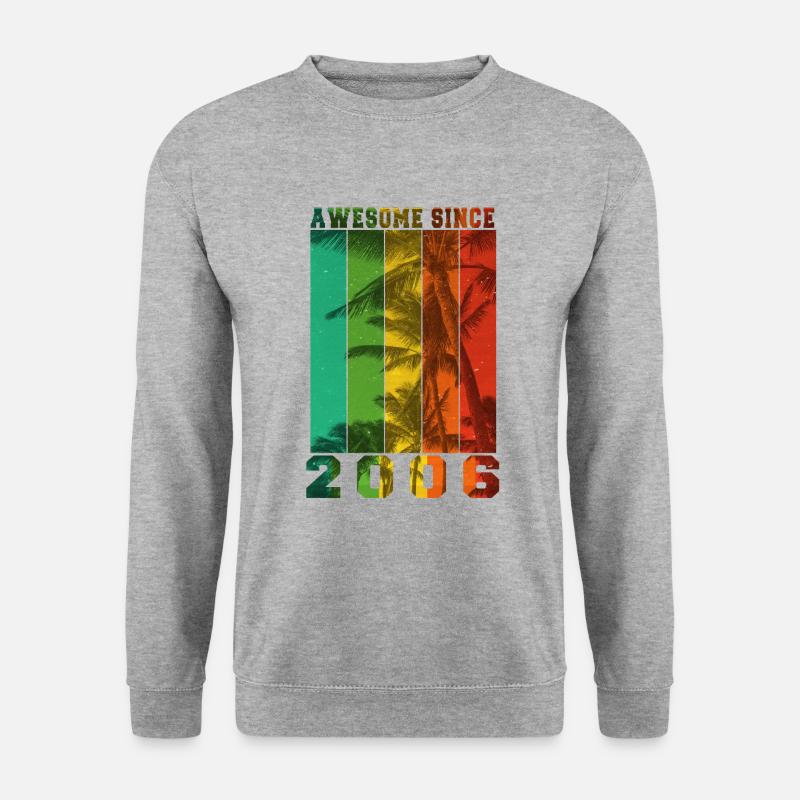 Großartig seit 2006 - Unisex Pullover - Weißgrau meliert