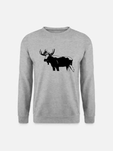 Moose - Moose - Unisex Sweatshirt - salt & pepper