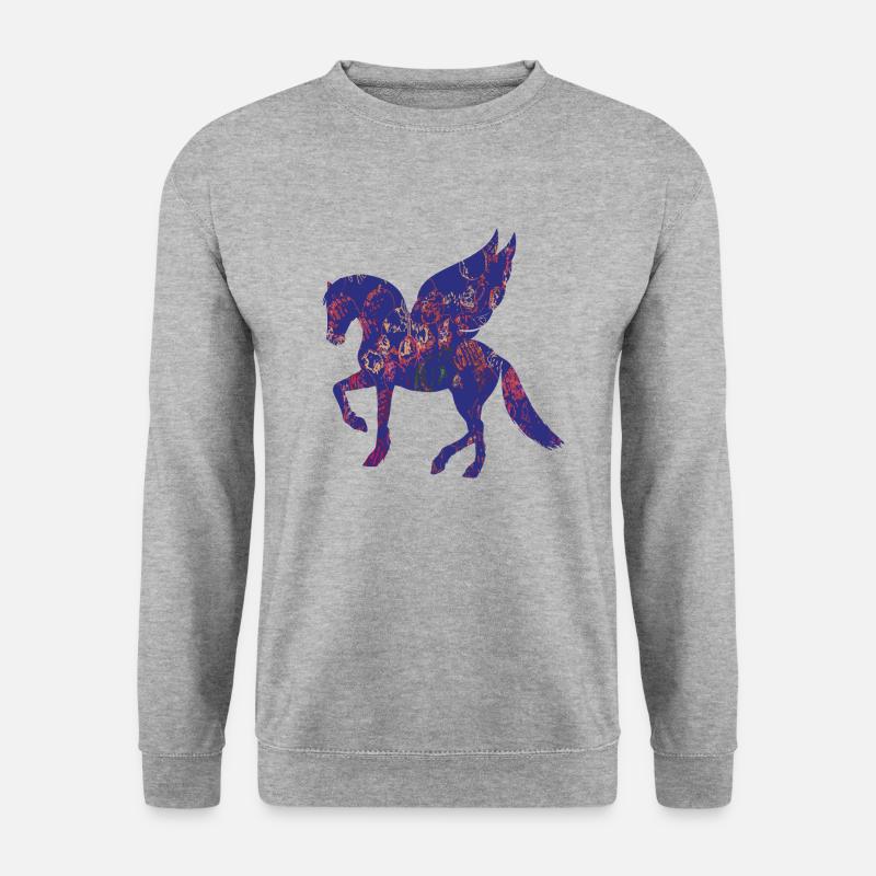 Colorful pegasus - Unisex Sweatshirt - salt & pepper