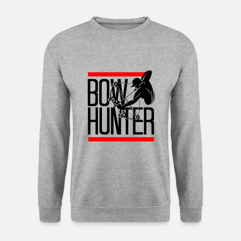 Bowhunter - Unisex Pullover - Weißgrau meliert