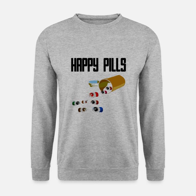 Meerschweinchen - Unisex Pullover - Weißgrau meliert