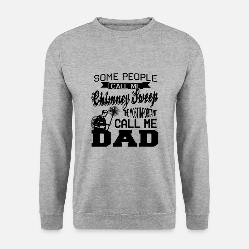 Schornsteinfeger - Unisex Pullover - Weißgrau meliert