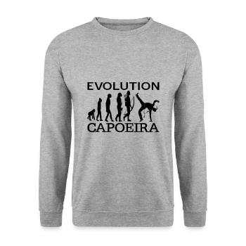 Capoeira - Unisex Sweatshirt - salt & pepper - Front - Alina (178cm) & Michal (187cm)