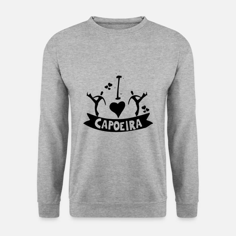 Capoeira - Unisex Pullover - Weißgrau meliert