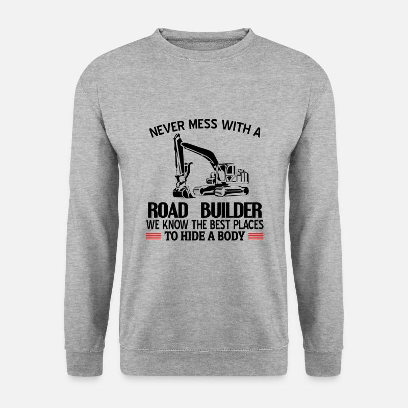 constructeurs de routes - Sweat-shirt Unisexe - gris chiné