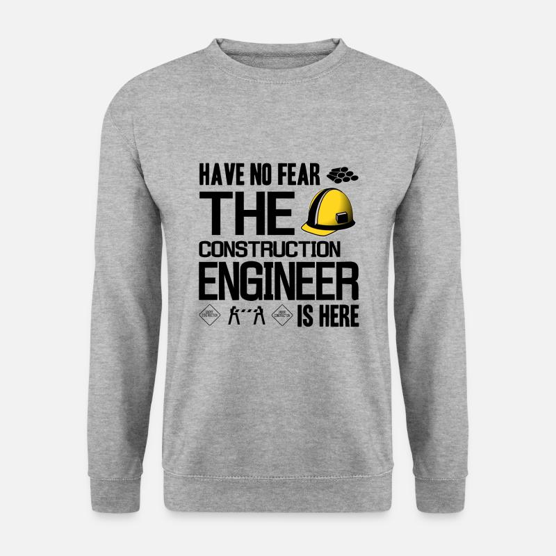 construction engineer - Unisex Sweatshirt - salt & pepper
