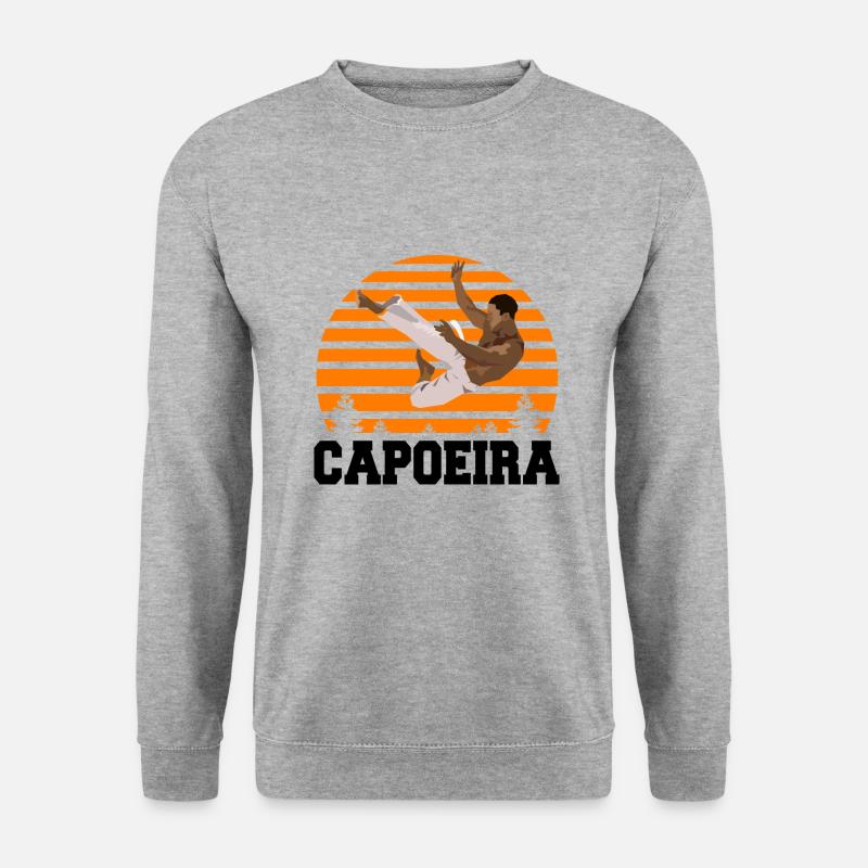Capoeira - Unisex Pullover - Weißgrau meliert
