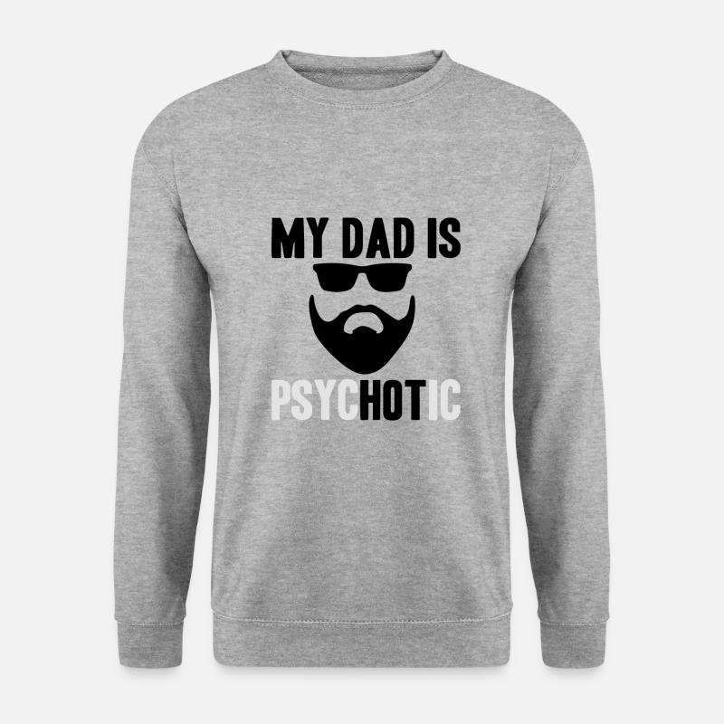 Vater und Sohn - Unisex Pullover - Weißgrau meliert