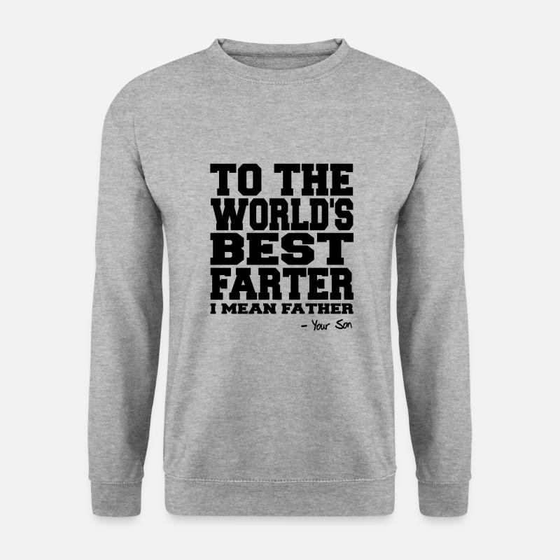Vater und Sohn - Unisex Pullover - Weißgrau meliert