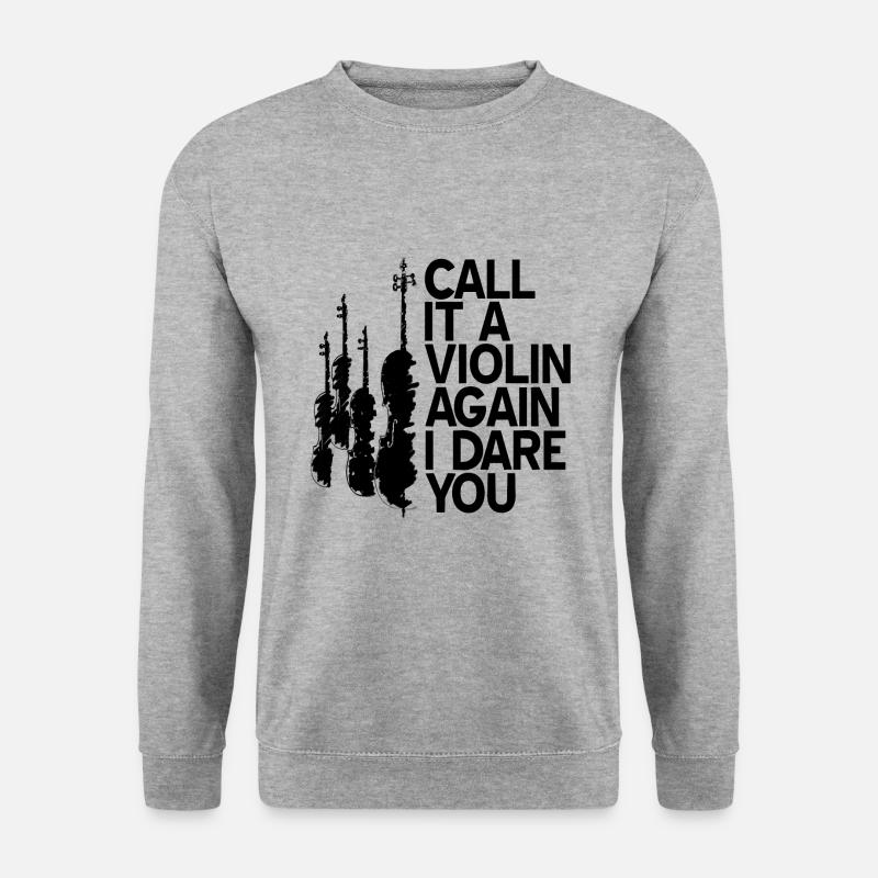 Cello - Unisex Pullover - Weißgrau meliert