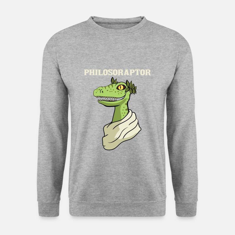 philosoraptor - Unisex Sweatshirt - salt & pepper
