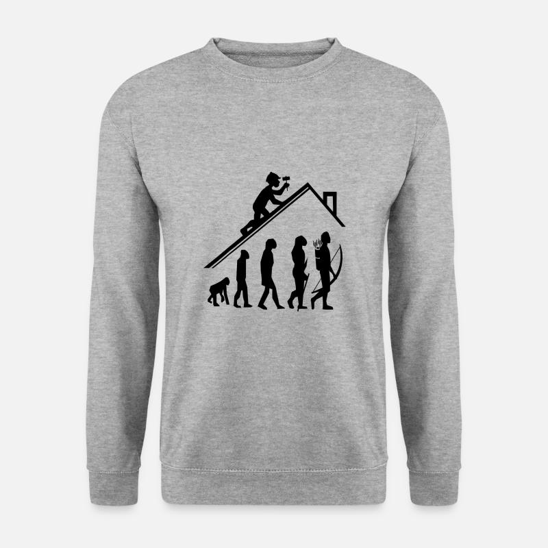 Zimmermann - Unisex Pullover - Weißgrau meliert