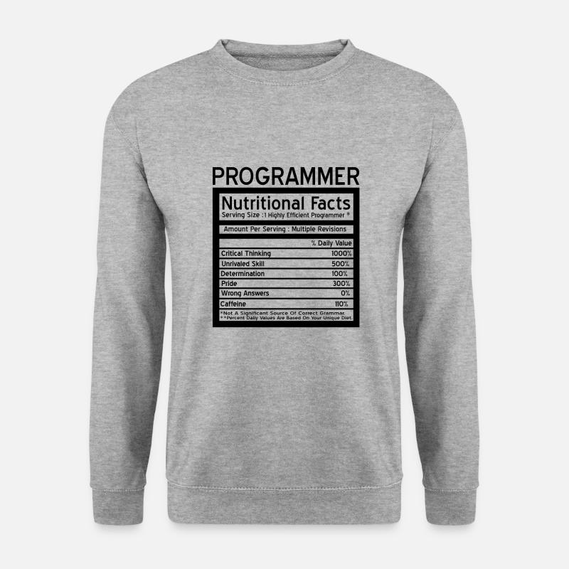 programmer - Unisex Sweatshirt - salt & pepper