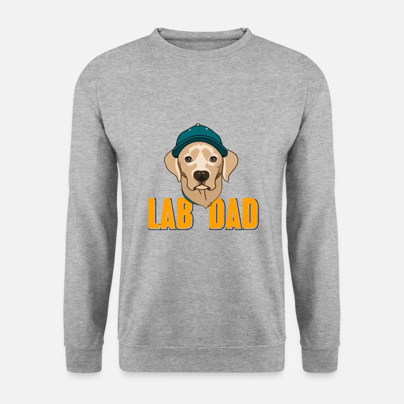Labrador - Unisex Pullover - Weißgrau meliert