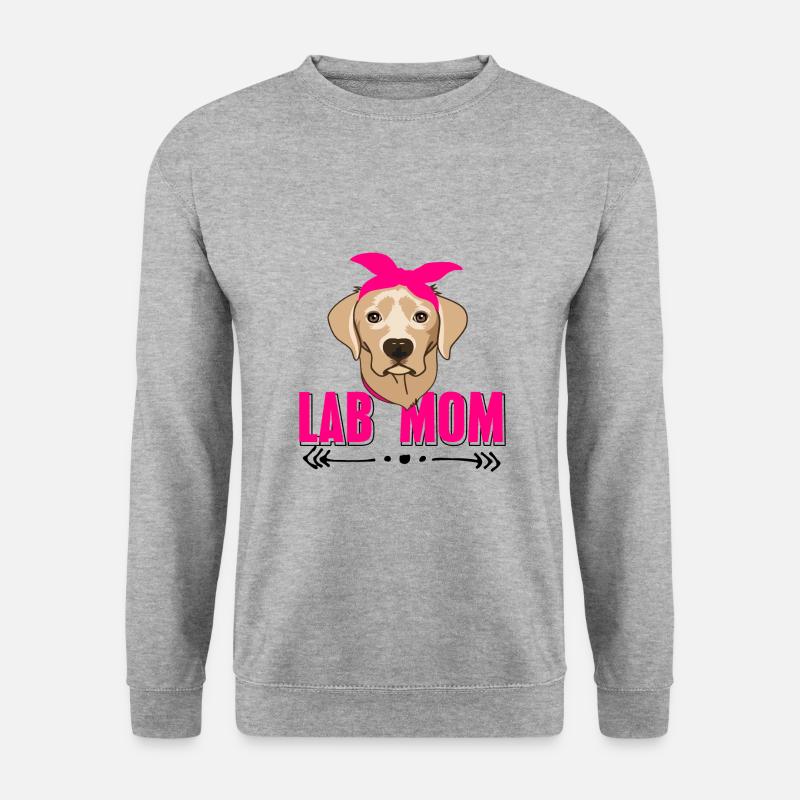 Labrador - Unisex Pullover - Weißgrau meliert