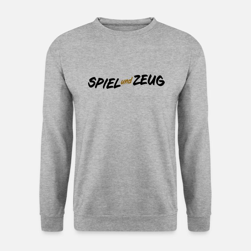 Spiel und Zeug - Unisex Pullover - Weißgrau meliert