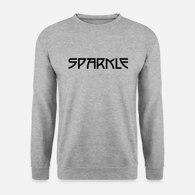 sparkle - Unisex Pullover - Weißgrau meliert