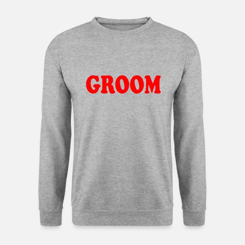 Groom - Unisex Pullover - Weißgrau meliert