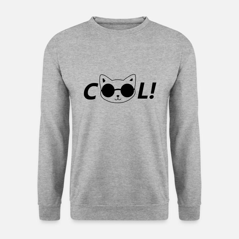 Cool cat - Unisex Sweatshirt - salt & pepper
