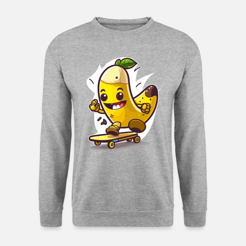 Auf den Rampen fahren - Unisex Pullover - Weißgrau meliert