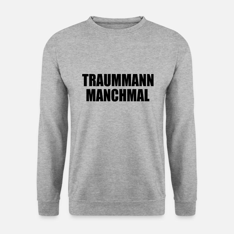 text299 - Unisex Pullover - Weißgrau meliert