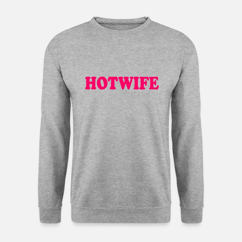 Hotwife - Unisex Pullover - Weißgrau meliert