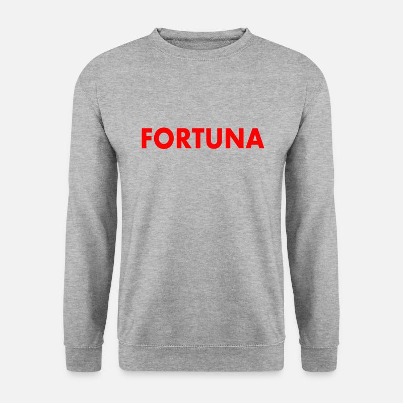 Fortuna - Unisex Pullover - Weißgrau meliert