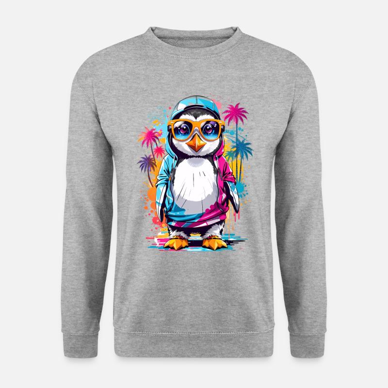 Cool Penguin - Unisex Sweatshirt - salt & pepper