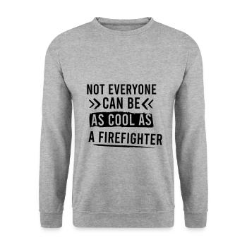 Firefighter - Unisex Pullover - Weißgrau meliert - Vorne - Alina (178cm) & Michal (187cm)