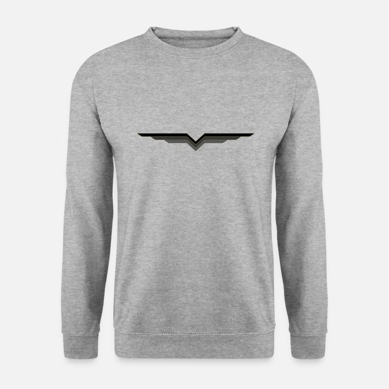 wing - Unisex Sweatshirt - salt & pepper