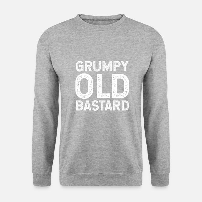 Grumpy old bastard - Unisex Sweatshirt - salt & pepper