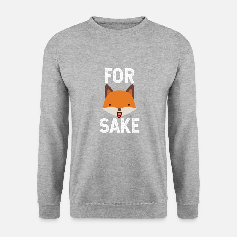 for fox sake - Unisex Sweatshirt - salt & pepper