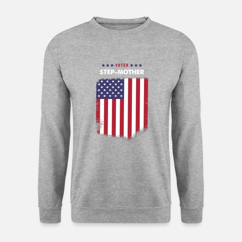 Wähler Stiefmutter - Unisex Pullover - Weißgrau meliert