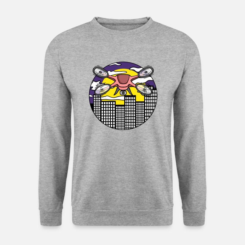 Drone Drone Drones - Unisex Sweatshirt - salt & pepper